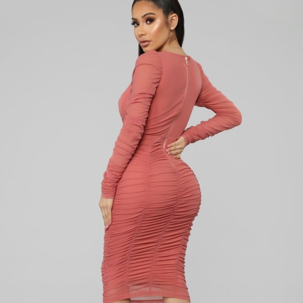 Don't Get Sassy Mesh Midi Dress